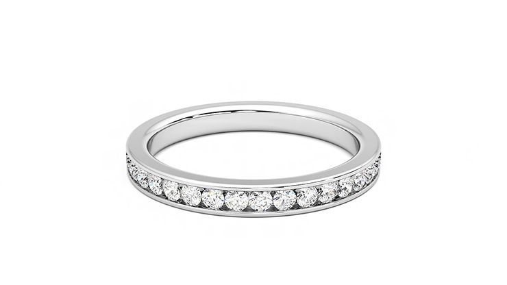 Taylor & Hart Begonia Wedding Ring 360 degree image 16