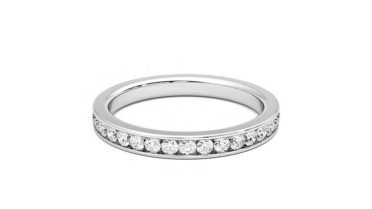 Taylor & Hart Begonia Wedding Ring 360 degree image 17