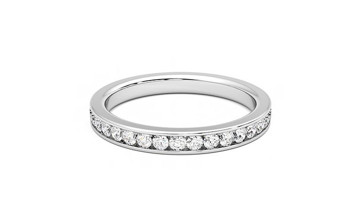 Taylor & Hart Begonia Wedding Ring 360 degree image 18