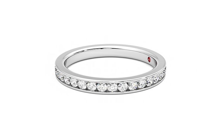 Taylor & Hart Begonia Wedding Ring 360 degree image 22