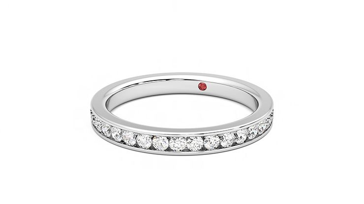 Taylor & Hart Begonia Wedding Ring 360 degree image 26