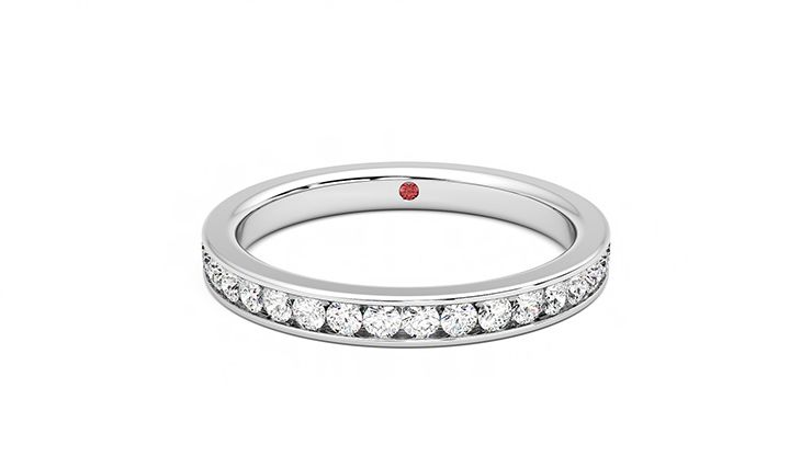 Taylor & Hart Begonia Wedding Ring 360 degree image 29