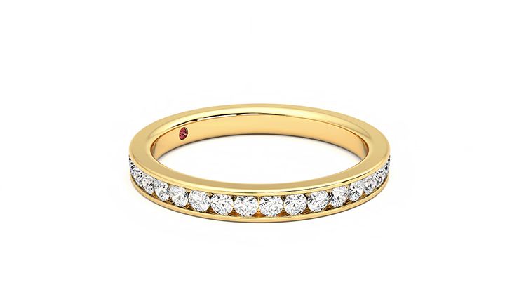 Taylor & Hart Begonia Wedding Ring 360 degree image 7