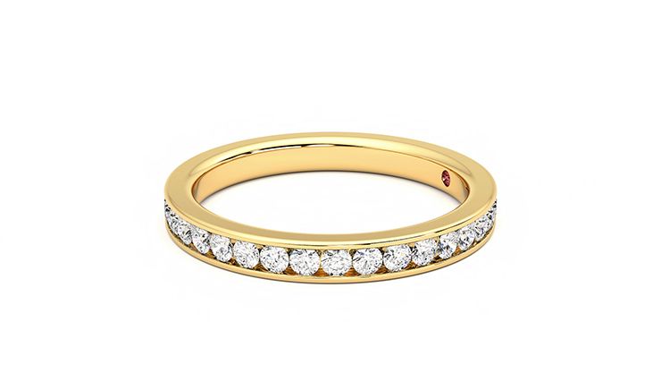 Taylor & Hart Begonia Wedding Ring 360 degree image 22