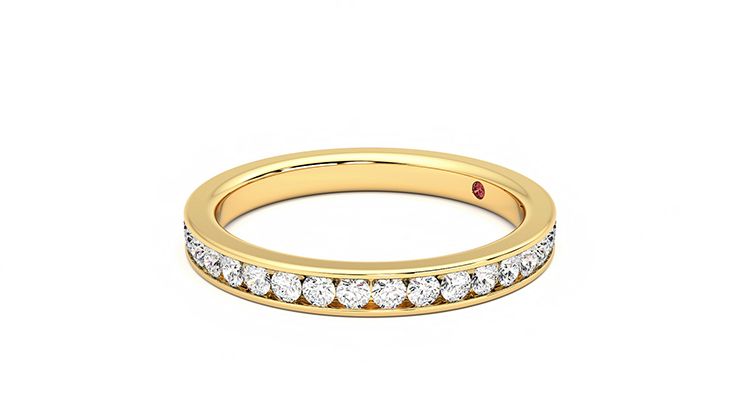 Taylor & Hart Begonia Wedding Ring 360 degree image 23