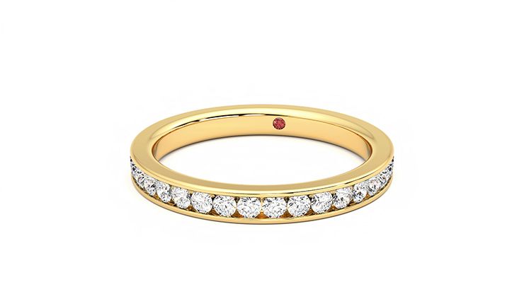 Taylor & Hart Begonia Wedding Ring 360 degree image 27