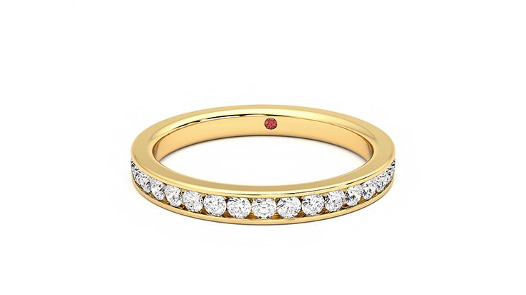 Taylor & Hart Begonia Wedding Ring 360 degree image 28
