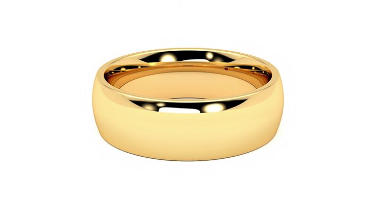 Taylor & Hart Birch Wedding Ring 360 degree image 10