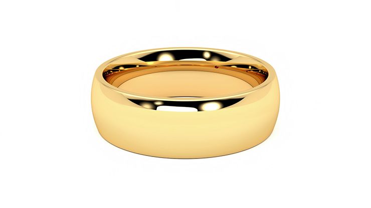 Taylor & Hart Birch Wedding Ring 360 degree image 11