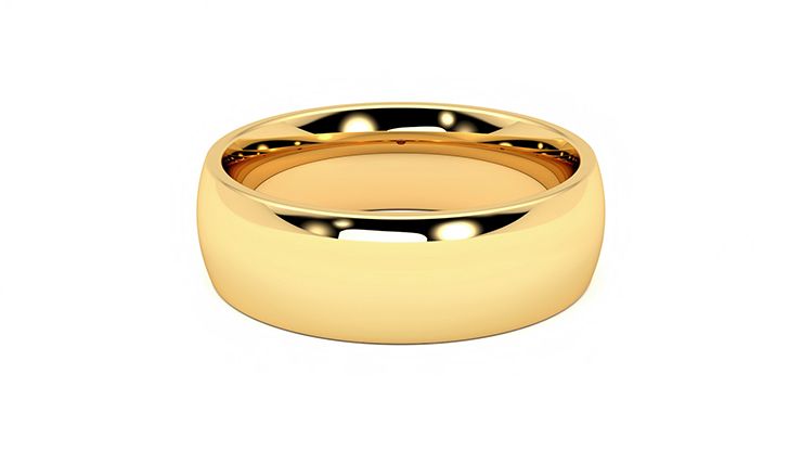 Taylor & Hart Birch Wedding Ring 360 degree image 15
