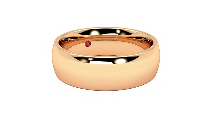 Taylor & Hart Birch Wedding Ring 360 degree image 5