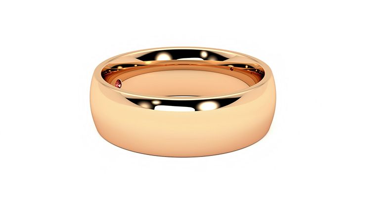 Taylor & Hart Birch Wedding Ring 360 degree image 8