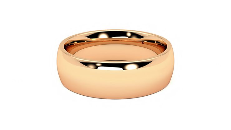 Taylor & Hart Birch Wedding Ring 360 degree image 9