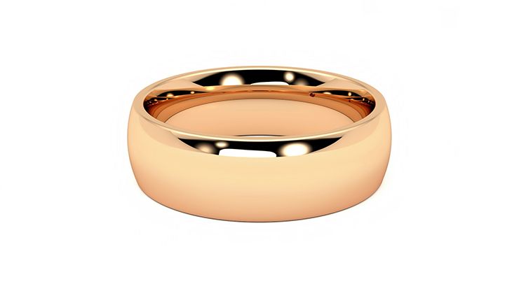 Taylor & Hart Birch Wedding Ring 360 degree image 10