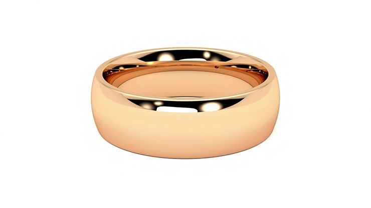 Taylor & Hart Birch Wedding Ring 360 degree image 11