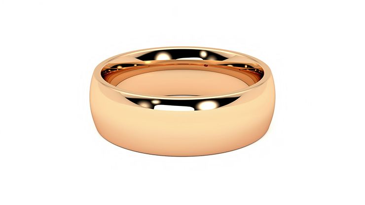 Taylor & Hart Birch Wedding Ring 360 degree image 12