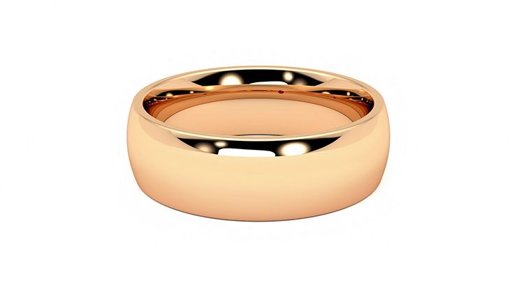 Taylor & Hart Birch Wedding Ring 360 degree image 13