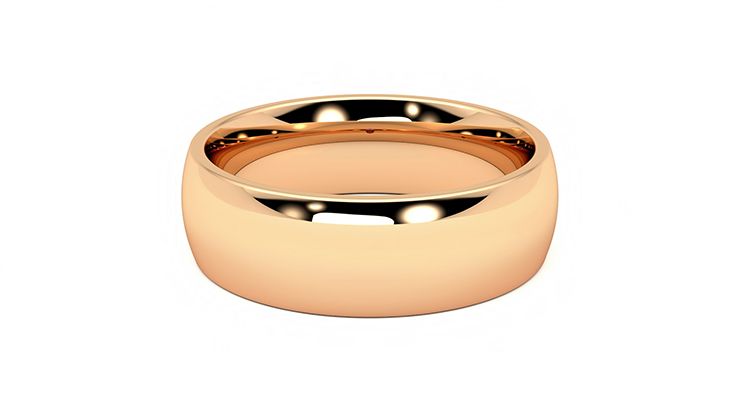Taylor & Hart Birch Wedding Ring 360 degree image 15