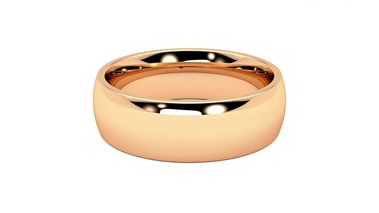 Taylor & Hart Birch Wedding Ring 360 degree image 16