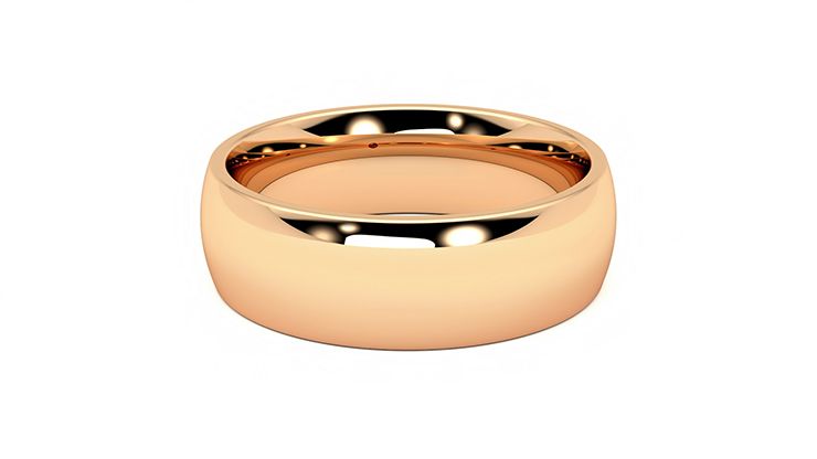 Taylor & Hart Birch Wedding Ring 360 degree image 17