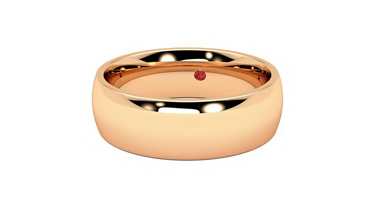 Taylor & Hart Birch Wedding Ring 360 degree image 27