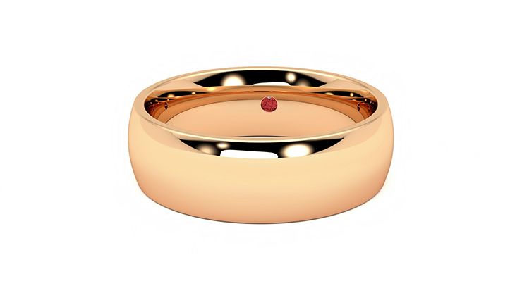 Taylor & Hart Birch Wedding Ring 360 degree image 28