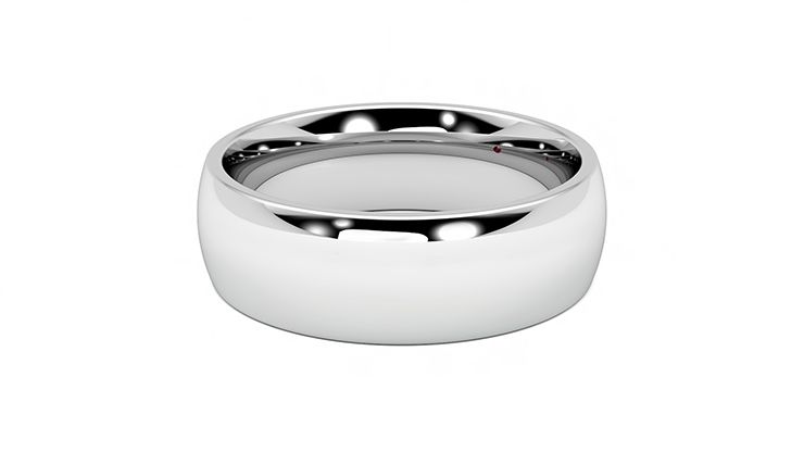 Taylor & Hart Birch Wedding Ring 360 degree image 9