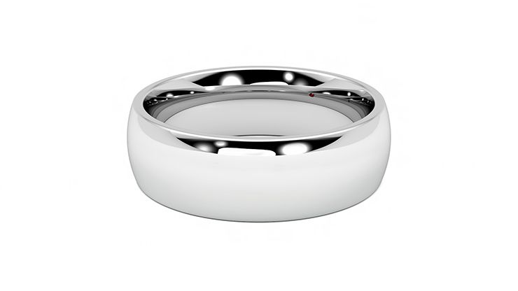 Taylor & Hart Birch Wedding Ring 360 degree image 10