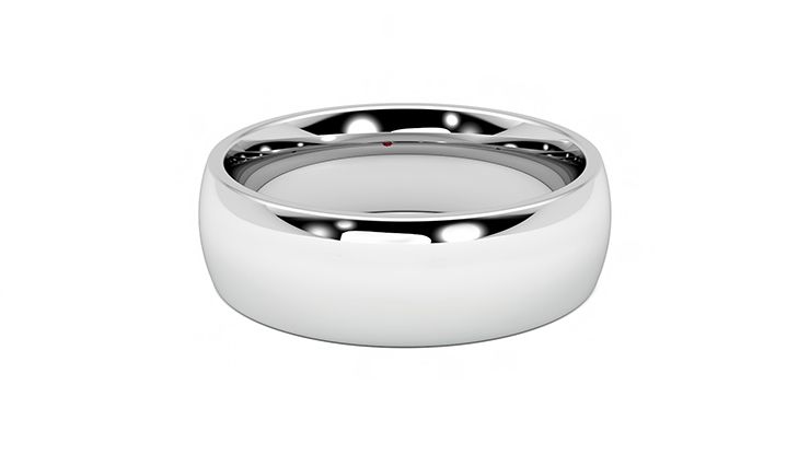 Taylor & Hart Birch Wedding Ring 360 degree image 16