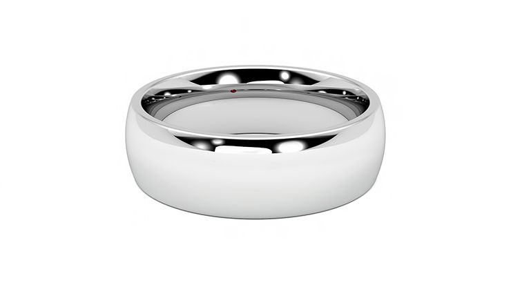 Taylor & Hart Birch Wedding Ring 360 degree image 17