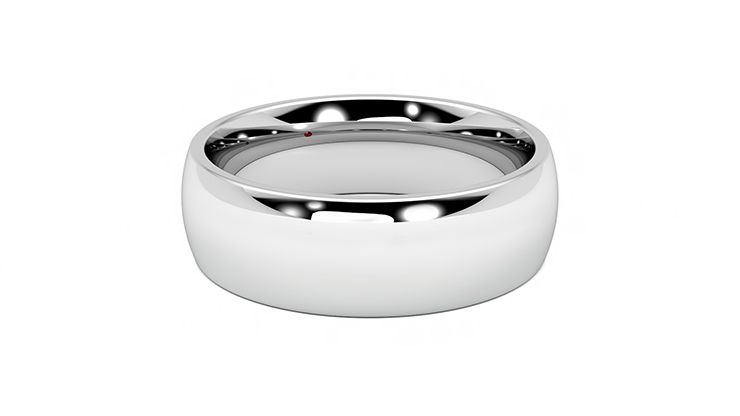 Taylor & Hart Birch Wedding Ring 360 degree image 19