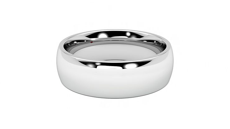 Taylor & Hart Birch Wedding Ring 360 degree image 20