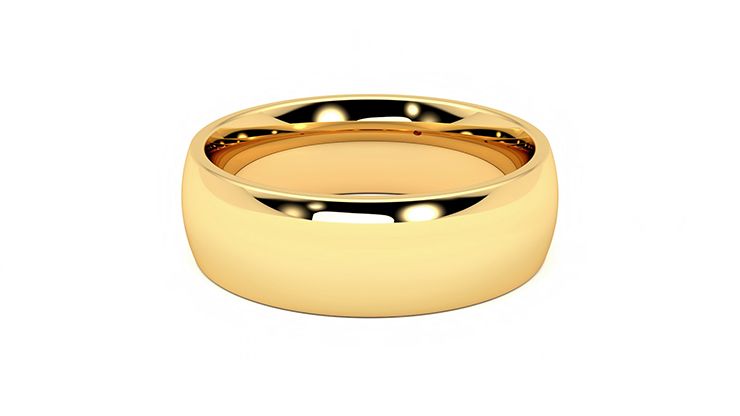 Taylor & Hart Birch Wedding Ring 360 degree image 12
