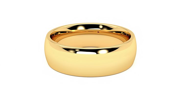 Taylor & Hart Birch Wedding Ring 360 degree image 13