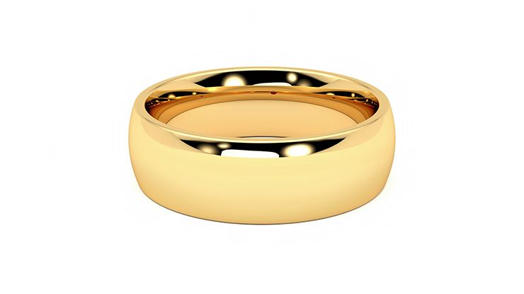 Taylor & Hart Birch Wedding Ring 360 degree image 14