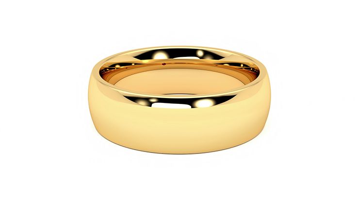 Taylor & Hart Birch Wedding Ring 360 degree image 17