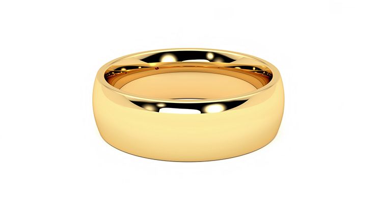 Taylor & Hart Birch Wedding Ring 360 degree image 19