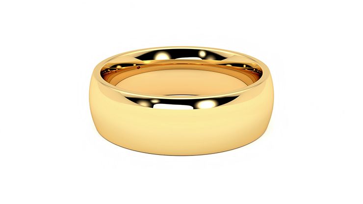 Taylor & Hart Birch Wedding Ring 360 degree image 21