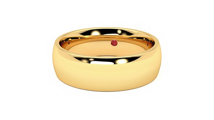Taylor & Hart Birch Wedding Ring 360 degree image 27