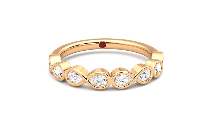 Taylor & Hart Bisous Wedding Ring 360 degree image 2