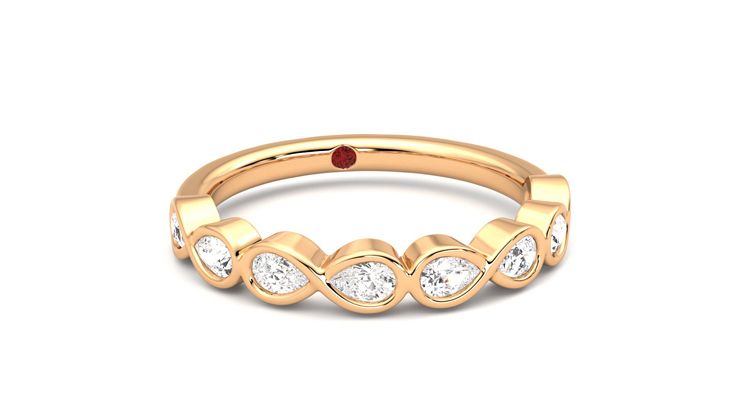 Taylor & Hart Bisous Wedding Ring 360 degree image 3