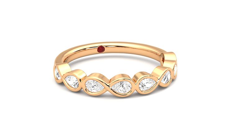 Taylor & Hart Bisous Wedding Ring 360 degree image 4