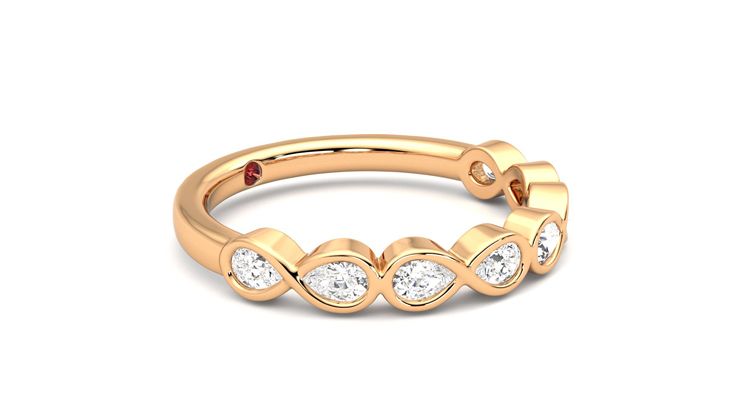 Taylor & Hart Bisous Wedding Ring 360 degree image 7