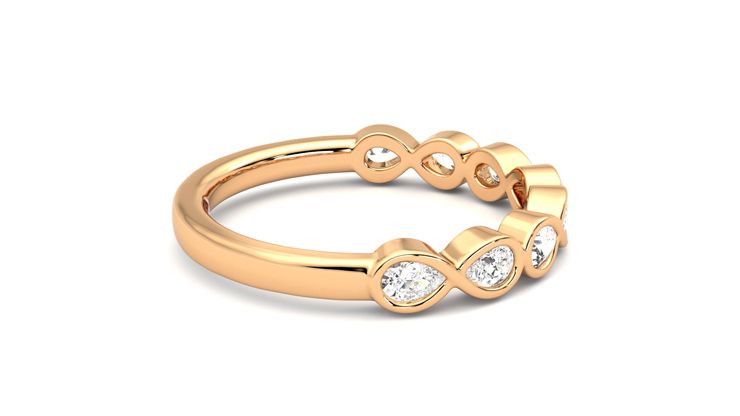 Taylor & Hart Bisous Wedding Ring 360 degree image 10