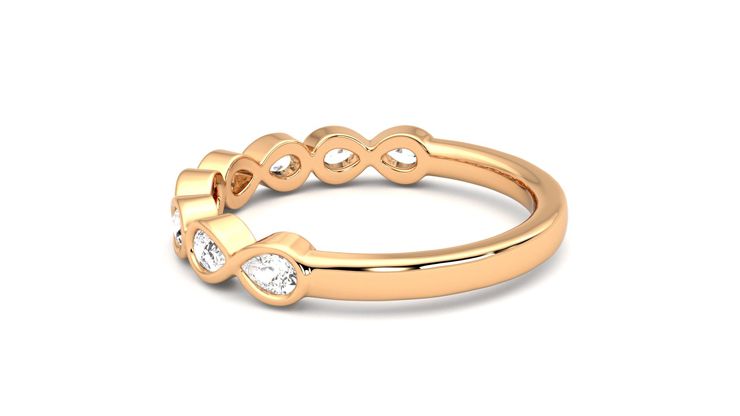Taylor & Hart Bisous Wedding Ring 360 degree image 19