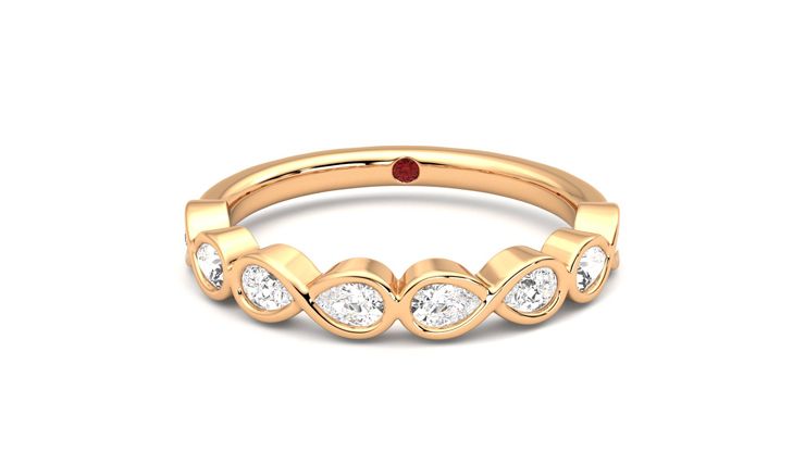 Taylor & Hart Bisous Wedding Ring 360 degree image 29