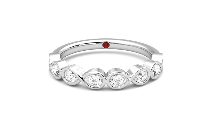 Taylor & Hart Bisous Wedding Ring 360 degree image 0