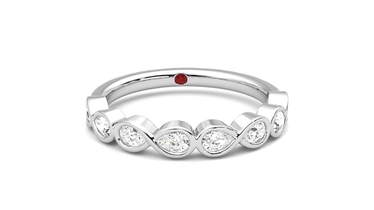 Taylor & Hart Bisous Wedding Ring 360 degree image 2