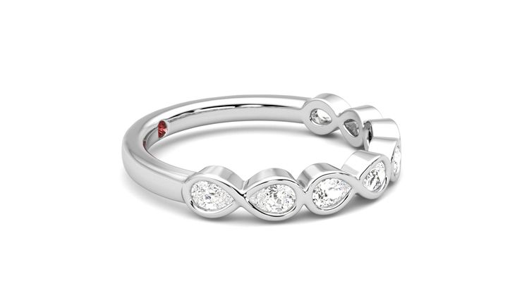 Taylor & Hart Bisous Wedding Ring 360 degree image 8