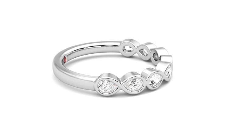 Taylor & Hart Bisous Wedding Ring 360 degree image 9